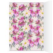 Roze Rozen Bloemen Dank u (Binnen (Links))