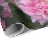 Roze  Rozen bloemen floreren Verpakking Cadeaupapier (Rol Hoek)