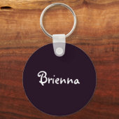 Roze Rozen Bloemen gepersonaliseerd Sleutelhanger (Achterkant)