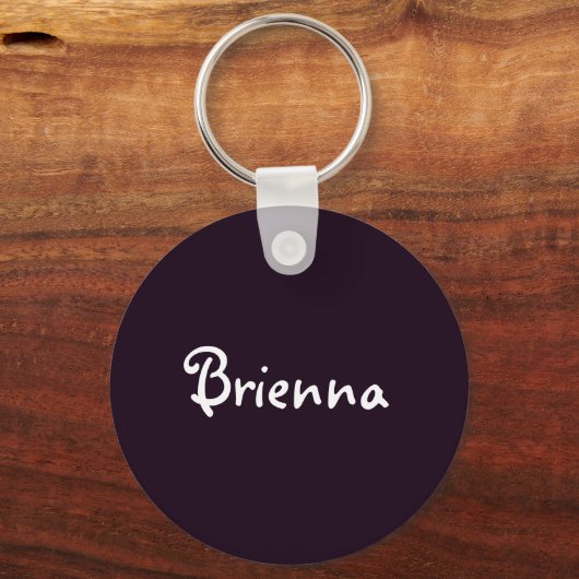 Roze Rozen Bloemen gepersonaliseerd Sleutelhanger (Achterkant)