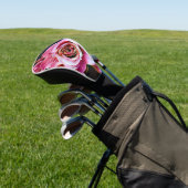ROZE ROZEN BLOEMEN GOLFHEADCOVER (Insitu)