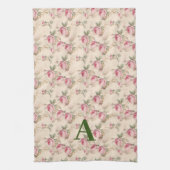 Roze Rozen Bloemen Keukenhanddoeken (Verticaal)