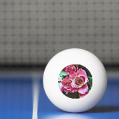 ROZE ROZEN BLOEMEN PINGPONGBAL (Net)