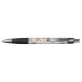Roze Rozen Bloemig Pen (Achterkant)