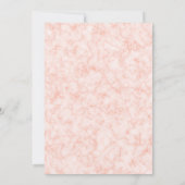 Roze Rozen Bloemige 75e Verjaardagsfeestje Kaart (Achterkant)