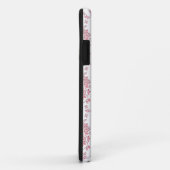 Roze rozen bloemige stijl damast patroon Case-Mate iPhone case (Achterkant/rechts)