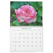 Roze Rozen Bloemkunst Bloemenkalender Kalender (Feb 2027)