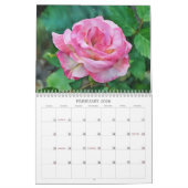 Roze Rozen Bloemkunst Bloemenkalender Kalender (Feb 2026)