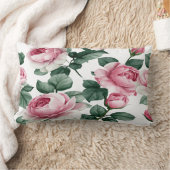 Roze rozen bloemkussen kussen (Deken)