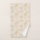 Roze Rozen Bloemrijke Bruidsdouche Bad Handdoek (Handdoek)