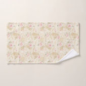 Roze Rozen Bloemrijke Bruidsdouche Bad Handdoek (Handdoek)