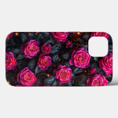 Roze rozen bloemschikking Vrouwelijke botanische k Case-Mate iPhone Case (Achterkant (horizontaal))