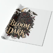 Roze Rozen Bloemstuk Cadeaupapier (Uitgerold)