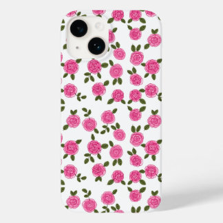 Roze rozen bloemstuk Case-Mate iPhone 14 hoesje