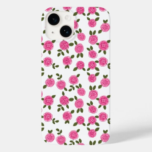 Roze rozen bloemstuk Case-Mate iPhone case (Achterkant)