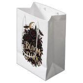 Roze Rozen Bloemstuk Medium Cadeauzakje (Voorkant Gekanteld)