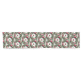 Roze Rozen Bloemstuk Tafel Runner Korte Tafelloper (Horizontaal)