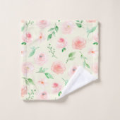 Roze Rozen Boeket Bad Handdoek (Wasdoekje)