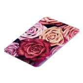 Roze Rozen Boeket Foto Magneet (Linkerzijde)