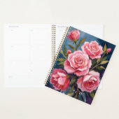 Roze Rozen Boeket Schilderij Planner (Display)