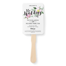 Roze Rozen Boho Bloemen Waterverf Trouwprogramma