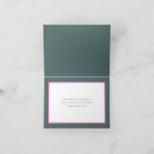 Roze Rozen Botanische Bloemen Boeket Chic Dank u Kaart (Binnen)