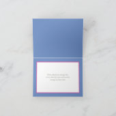 Roze Rozen Botanische Bloemen Boeket Chic Dank u Kaart (Binnen)