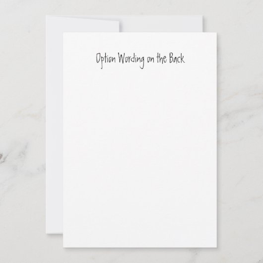 Roze Rozen Bridal Shower Invitation Kaart (Achterkant)