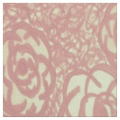 Roze Rozen Brocade stof (Close Up)