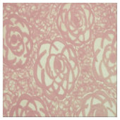Roze Rozen Brocade stof (Swatch)