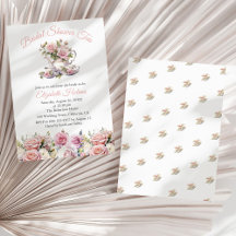 Roze Rozen Bruiloft Feest Tea Brunch 