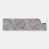 Roze Rozen  Bumpersticker (Voorkant)