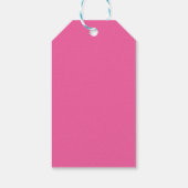 Roze rozen . cadeaulabel (Achterkant)