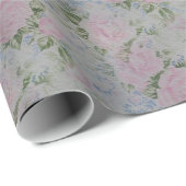 Roze Rozen  Cadeaupapier (Rol Hoek)
