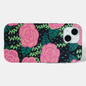 Roze Rozen Canvas tas Case-Mate iPhone Case (Achterkant (horizontaal))