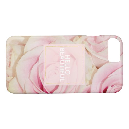  roze rozen Case-Mate iPhone case (Achterkant (Horizontaal))