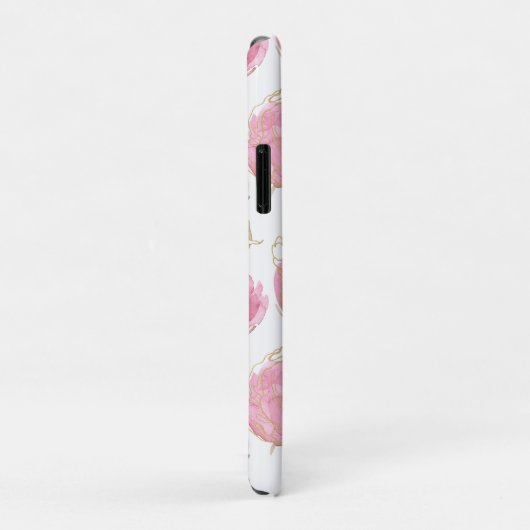 Roze rozen Case-Mate iPhone case (Achterkant/rechts)