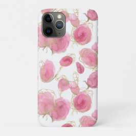 Roze rozen Case-Mate iPhone case