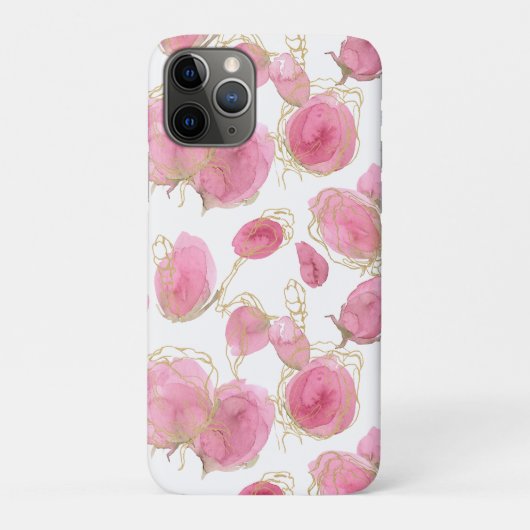 Roze rozen Case-Mate iPhone case (Achterkant)