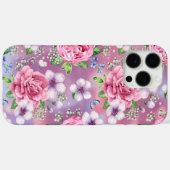 Roze rozen Case-Mate iPhone case (Achterkant (horizontaal))