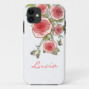 roze rozen Case-Mate iPhone case