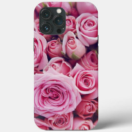 Roze rozen Case-Mate iPhone case