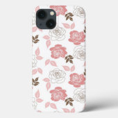 Roze rozen Case-Mate iPhone case (Achterkant)