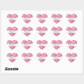 Roze rozen Celebrationl Sticker (Vel)