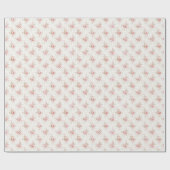 Roze Rozen Coquette Inpakpapier Vintage (Vlak)