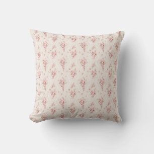 Roze Rozen Coquette Vintage Kussen