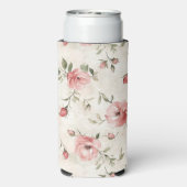 Roze Rozen Crème Blush Seltzer Blikjeskoeler (Seltzer Achterkant)