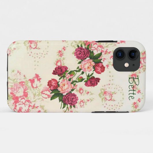 Roze Rozen Custom Case-Mate iPhone Case (Achterkant (horizontaal))
