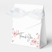 Roze Rozen Dank Je Favoriet Doos Bedankdoosjes (Voorkant Zijde)