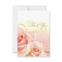 Roze rozen Dank u voor de Kaarten van de verjaarda